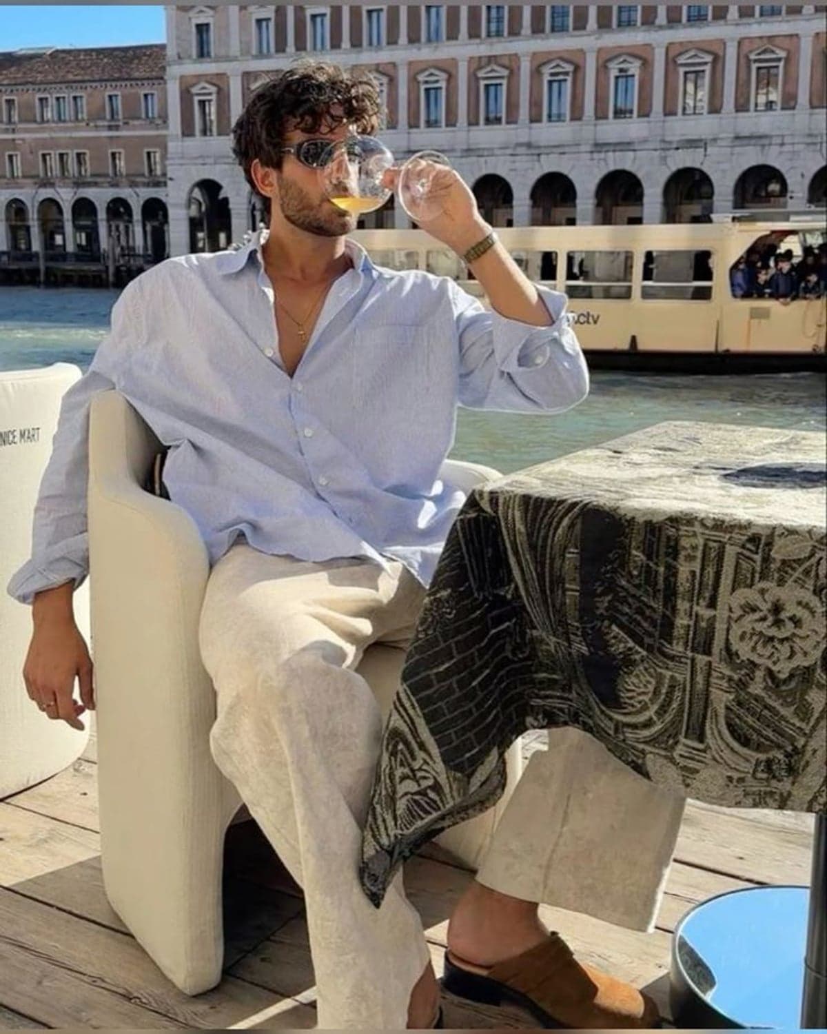 Amalfi Boy aesthetic — example fit